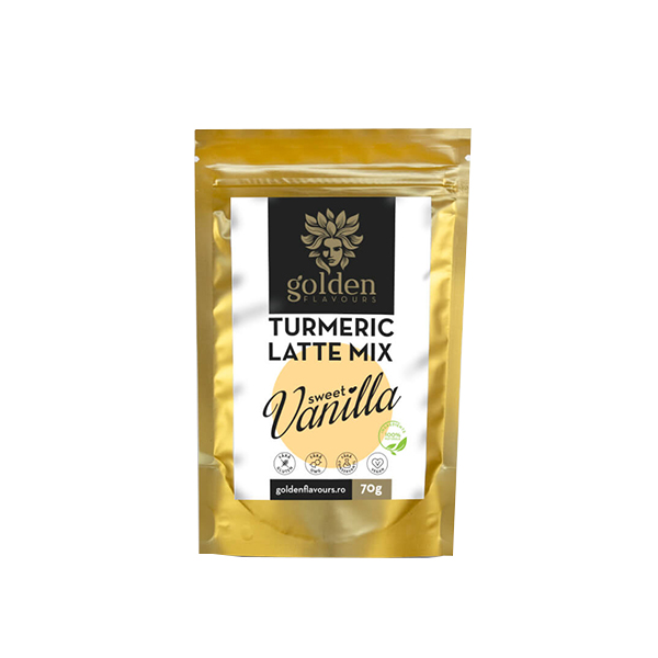 Turmeric latte mix vanilla Golden Flavours - 70 g